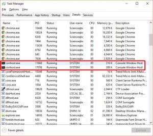 Conhost Exe Is It A Virus Why It Sits In Windows Task Manager