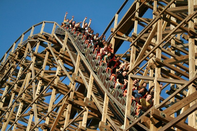 how-do-roller-coasters-stay-on-track-science-abc