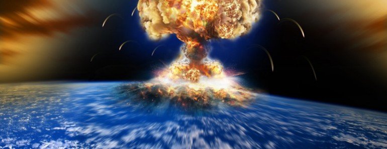 Nuclear explosion atomic war