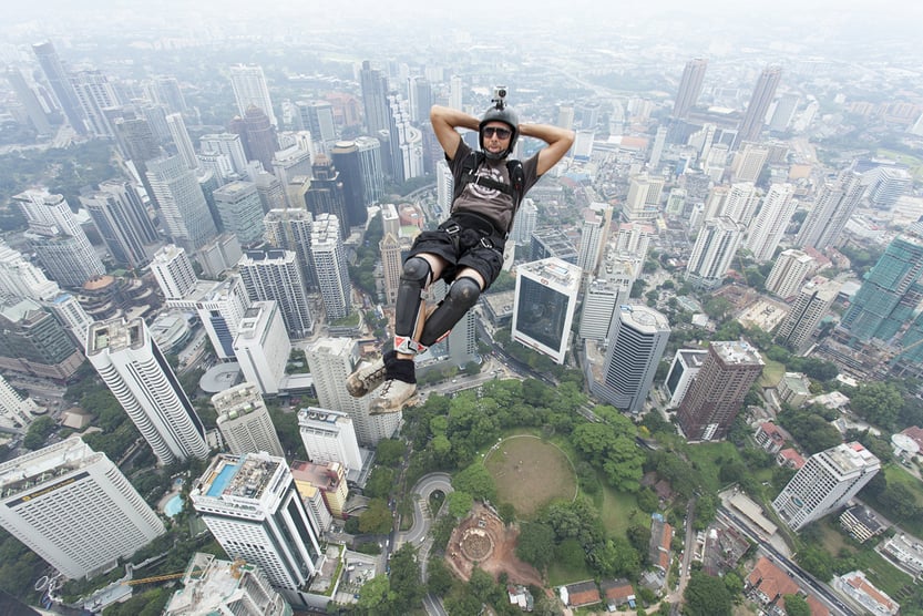 what is the term base jumping mean