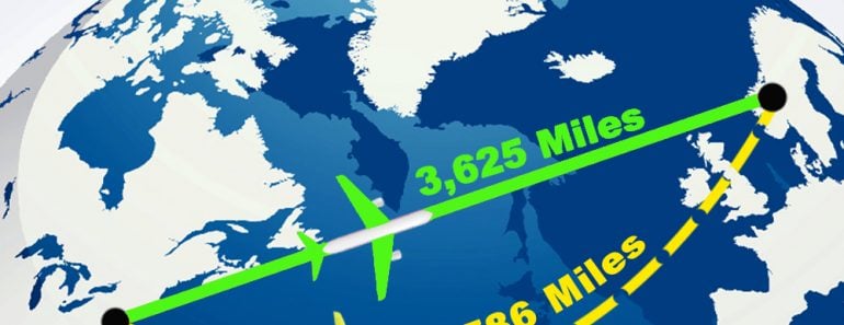 Straight Line Always The Shortest Distance Between Two Points