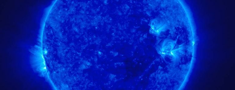 Ultraviolet image of the Sun