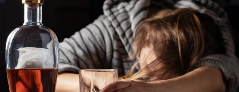 Drunk,Intoxicated,Woman,Sleeping,Near,Whiskey,Glass,,Female,Heavy,Drinker