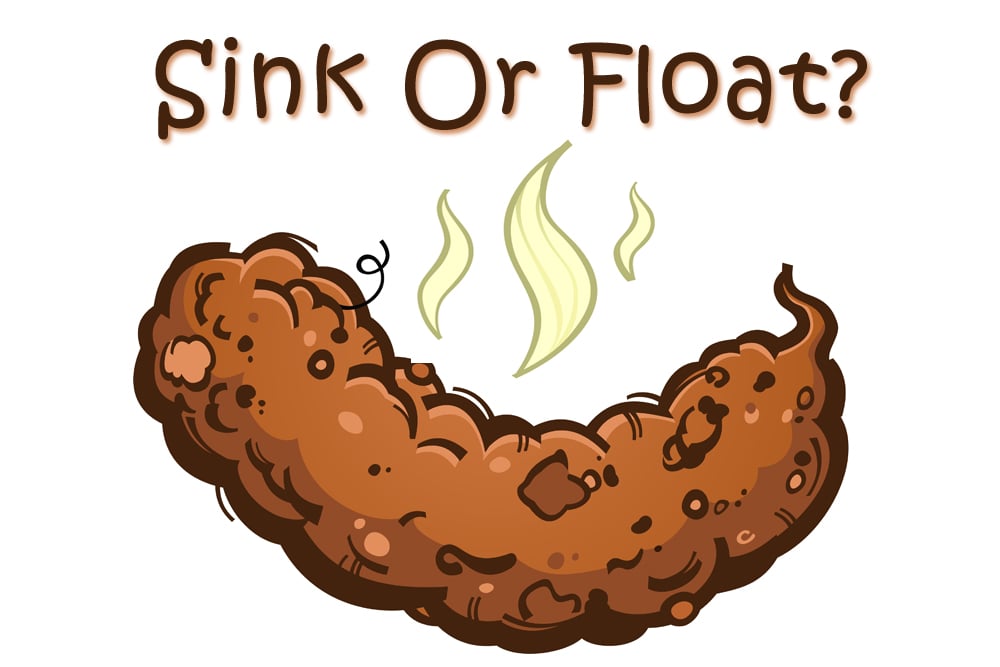 should your bathroom stools float or sink