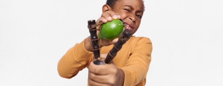 Isolated,Image,Of,Playful,Active,African,Little,Boy,Posing,Against